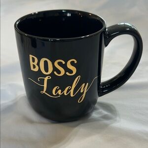 Boss Lady Black and Gold Mug